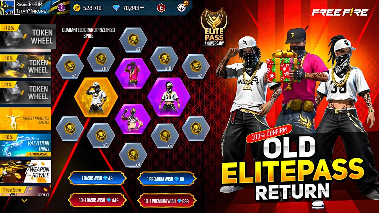100% 🔥 New Elite Pass 3.0, Elite Pass Return 💥😮| free fire new event | ff new event | new event ff