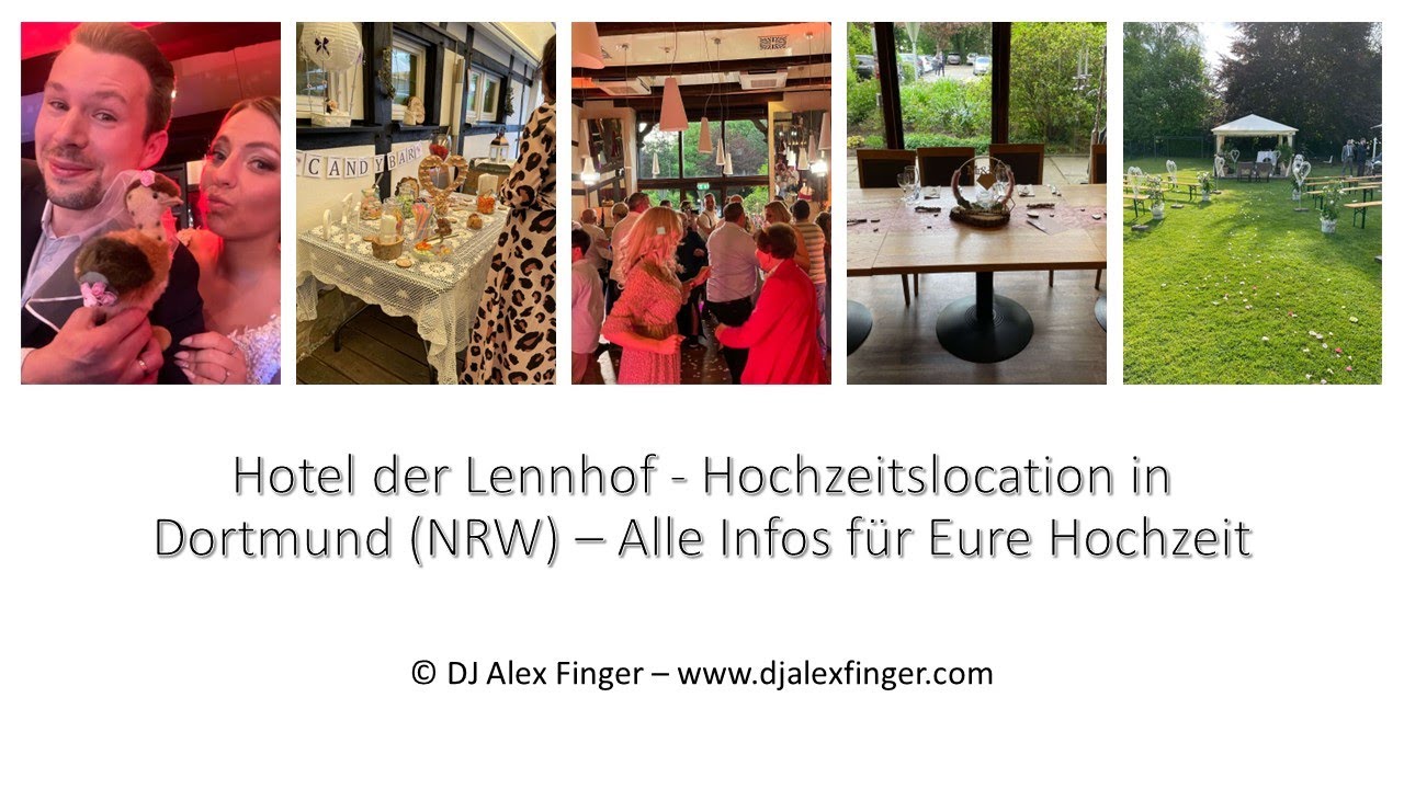 ♥️ Hochzeit Hotel der Lennhof Dortmund  👰 🤵  Hochzeitslocation in NRW