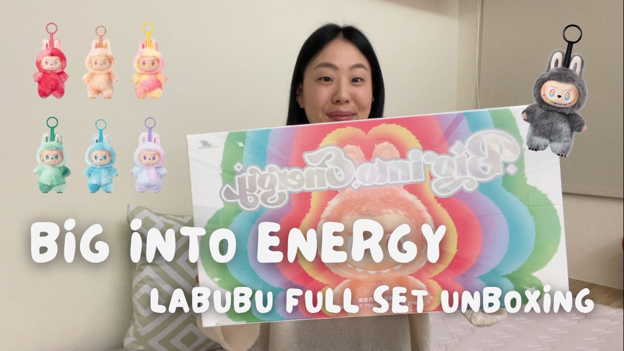 Unboxing a FULL SET of Big into Energy Labubu V3 Blind Boxes from Pop Mart