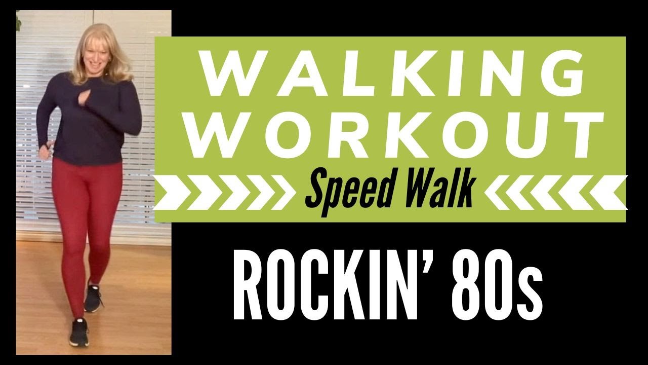ROCKIN' 80s Speed Walk | 30 min Fun, Low Impact Walking Workout