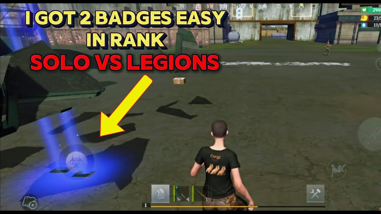 Solo Got 2 BADGES Easyy In Rank Full Fight - Last Island of Survival lite 