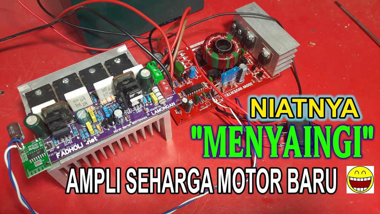 Amplifier Speaker Aktif Portable Pakai Inverter