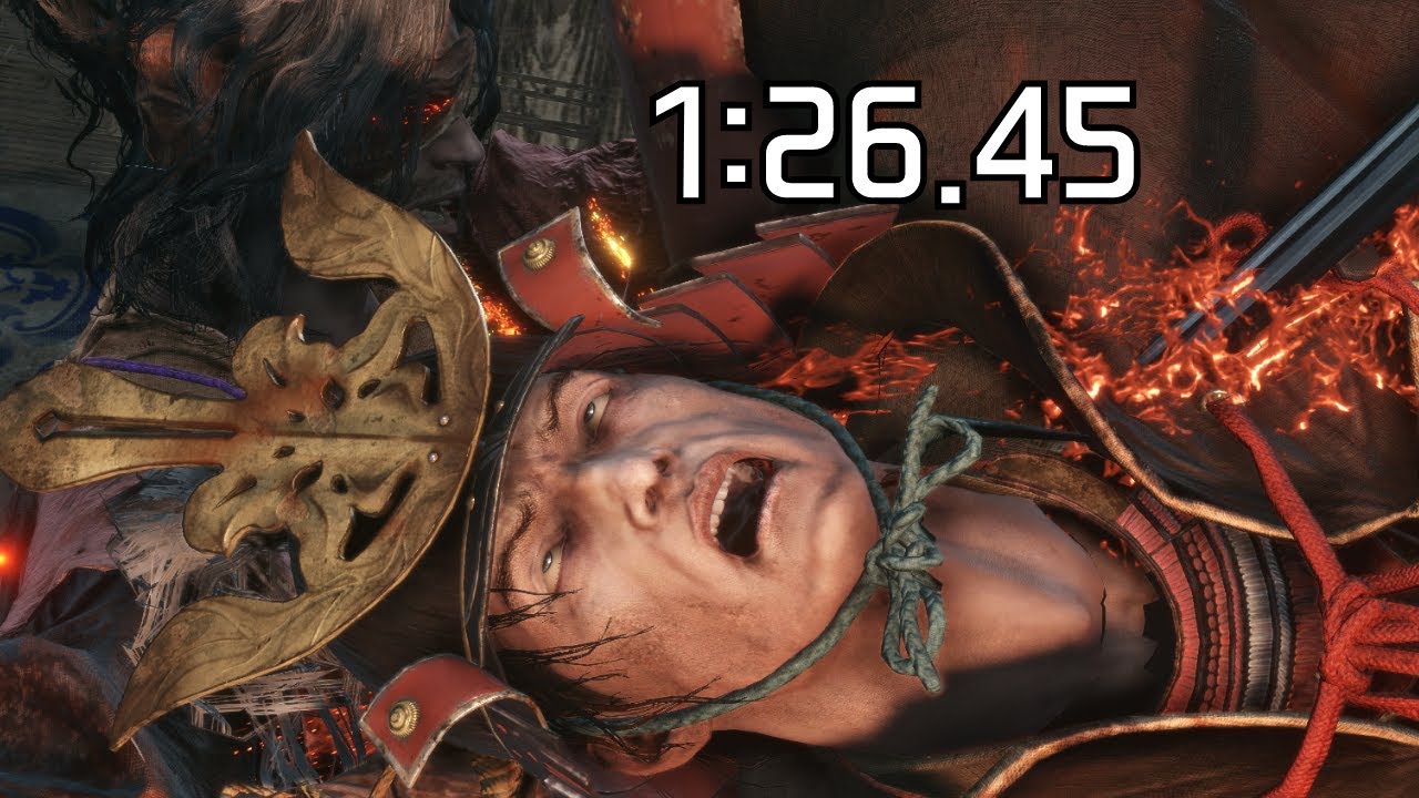 Sekiro - Inner Genichiro 1:26.45 (Reflection Boss Speedrun)