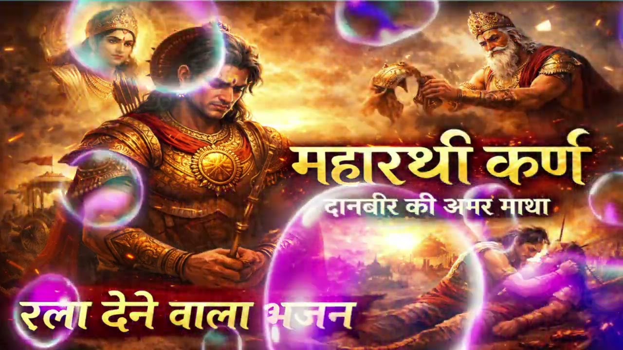 महारथी कर्ण की दर्दभरी गाथा | दानवीर की अमर कथा | Rula Dene Wala Nirgun Bhajan