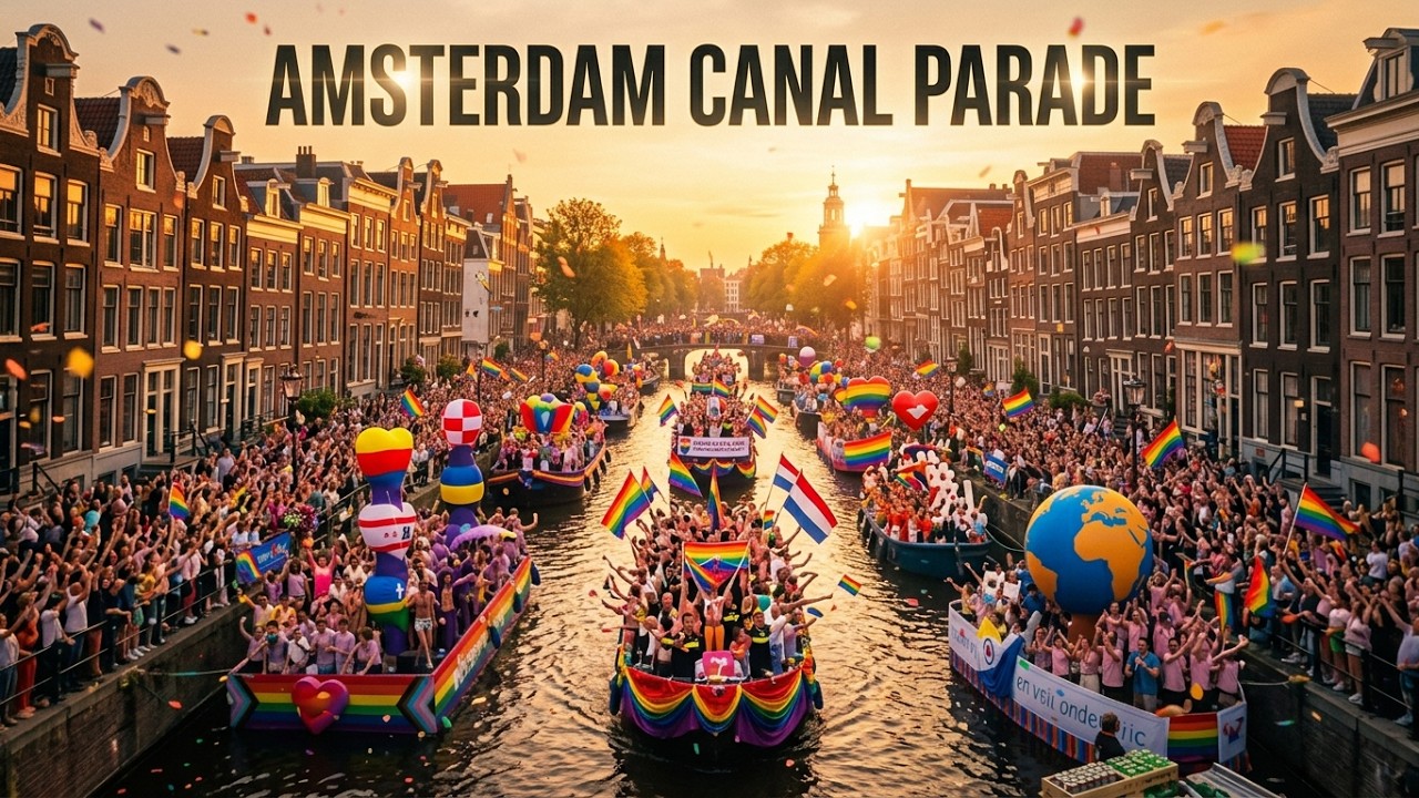 Amsterdam Pride 2026 Highlights 🏳️&zwj;🌈 | Best Moments of the Canal Boat Parade