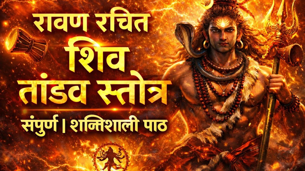 रावण रचित शिव तांडव स्तोत्र | सम्पूर्ण पाठ | Shiv Tandav  Full |सुनने से संपूर्ण पाठ करने का पूर्ण