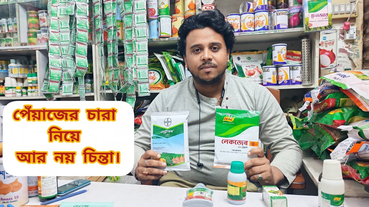 পেঁয়াজের চারার সব পরিচর্যা এক ভিডিওতে। ছাত্রকনাশকের সঠিক ব্যবহার। #onion #faridpur #saltha #rajbari 