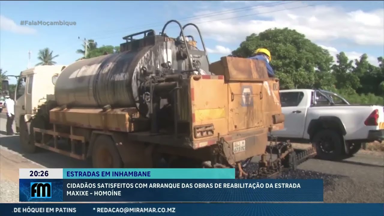 Inhambane: Cidadãos satisfeitos com o arranque das obras de construção da estrada Maxixe - Homoíne