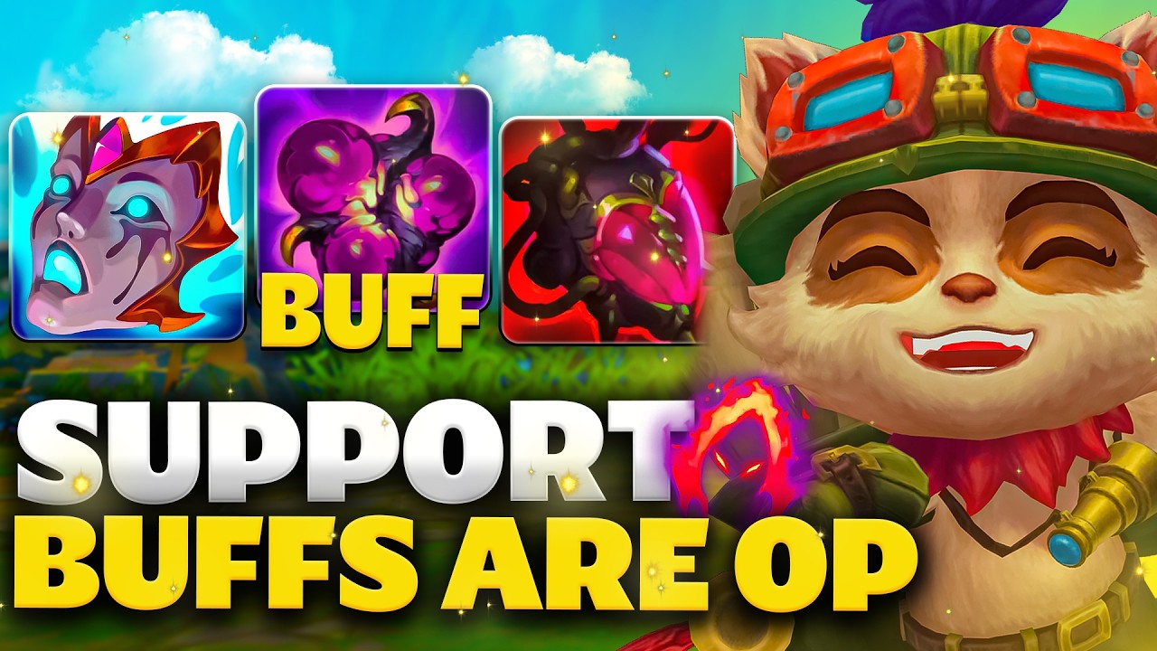NEW SUPPORT BUFSS = NEW BROKEN STRATS WITH TEEMO!