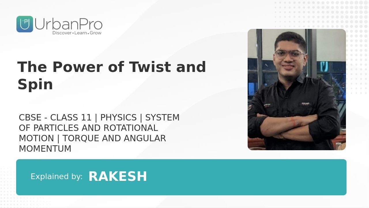 The Power of Twist and Spin | Rakesh Nair