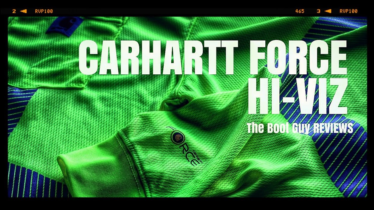Футболка с длинным рукавом CARHARTT FORCE HIGH-VISIBILITY C-3 [Обзоры от The Boot Guy]