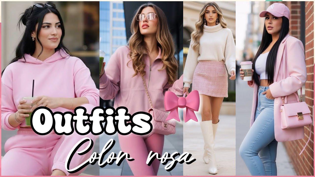 FASHION OUTFITS MODA 2026 | IDEAS DE OUTFITS COLOR ROSA | MODA Y TENDENCIAS 2026 Outfits 