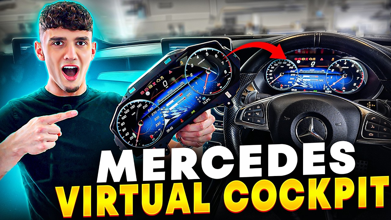 Как установить цифровую приборную панель на любой Mercedes!