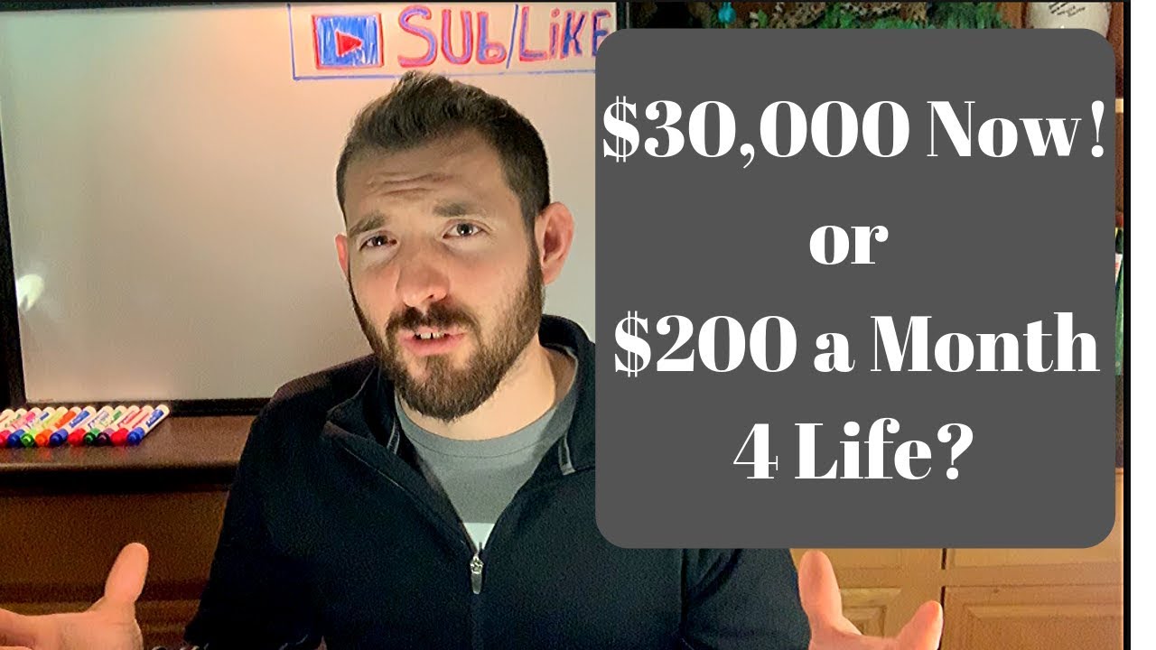 Welcome to Wealth Giants with Ryan | What is wealth | Would you take 30k now or $200 mo for life?