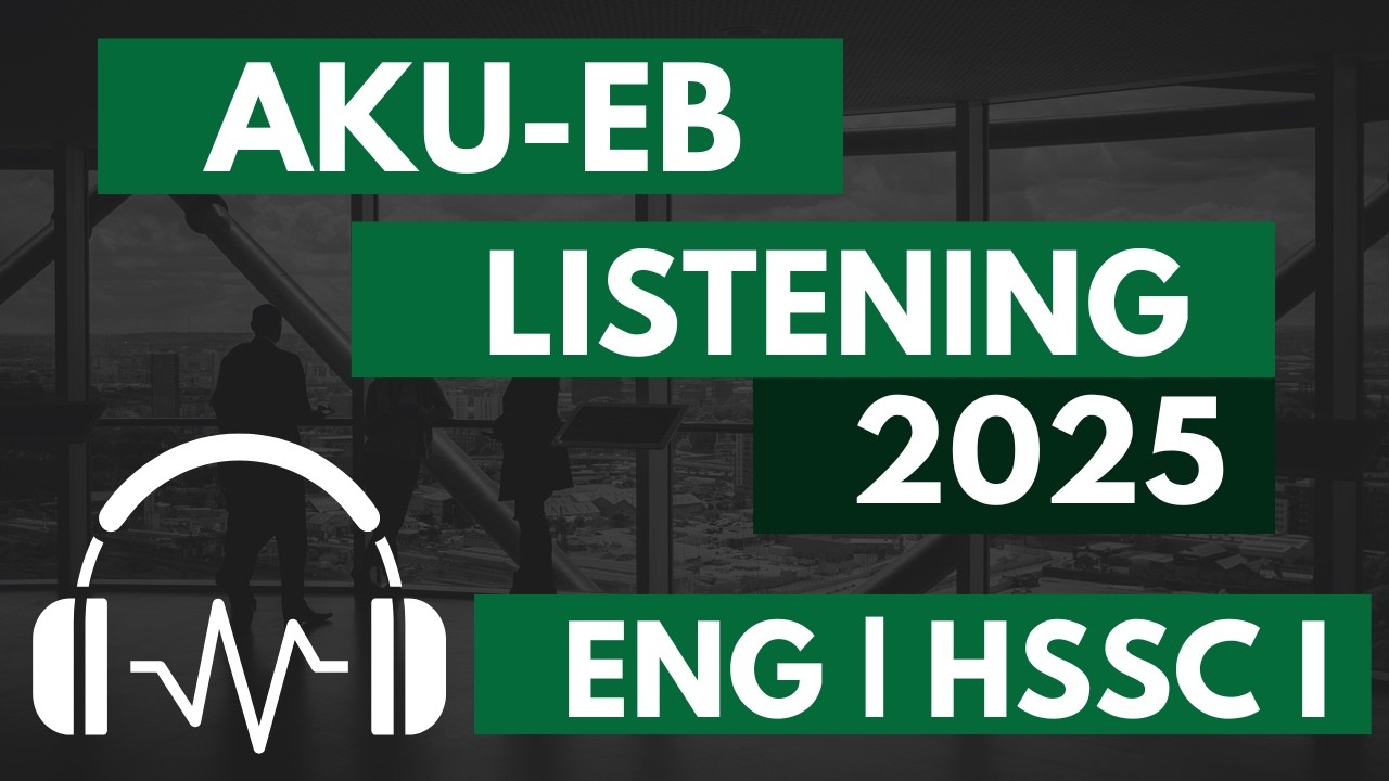 ENG Listening 2025 | 11th
