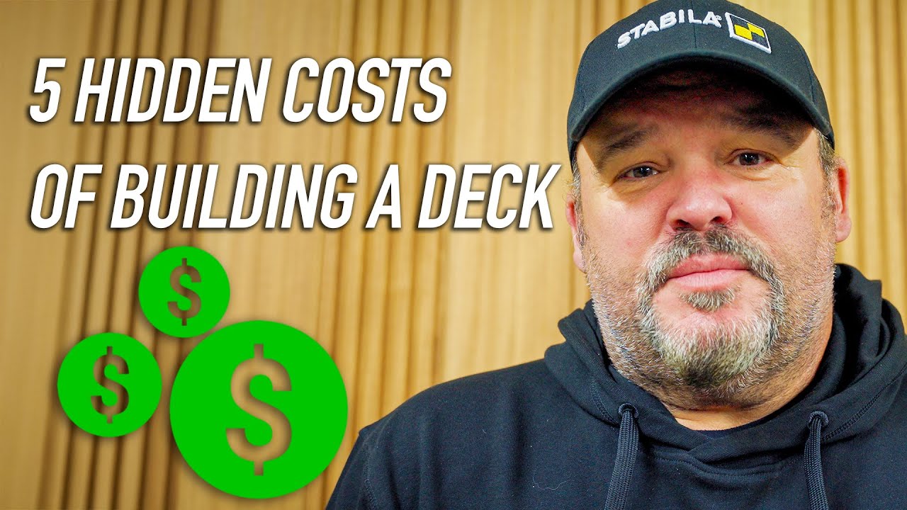 FIVE Hidden Costs of Building Decks