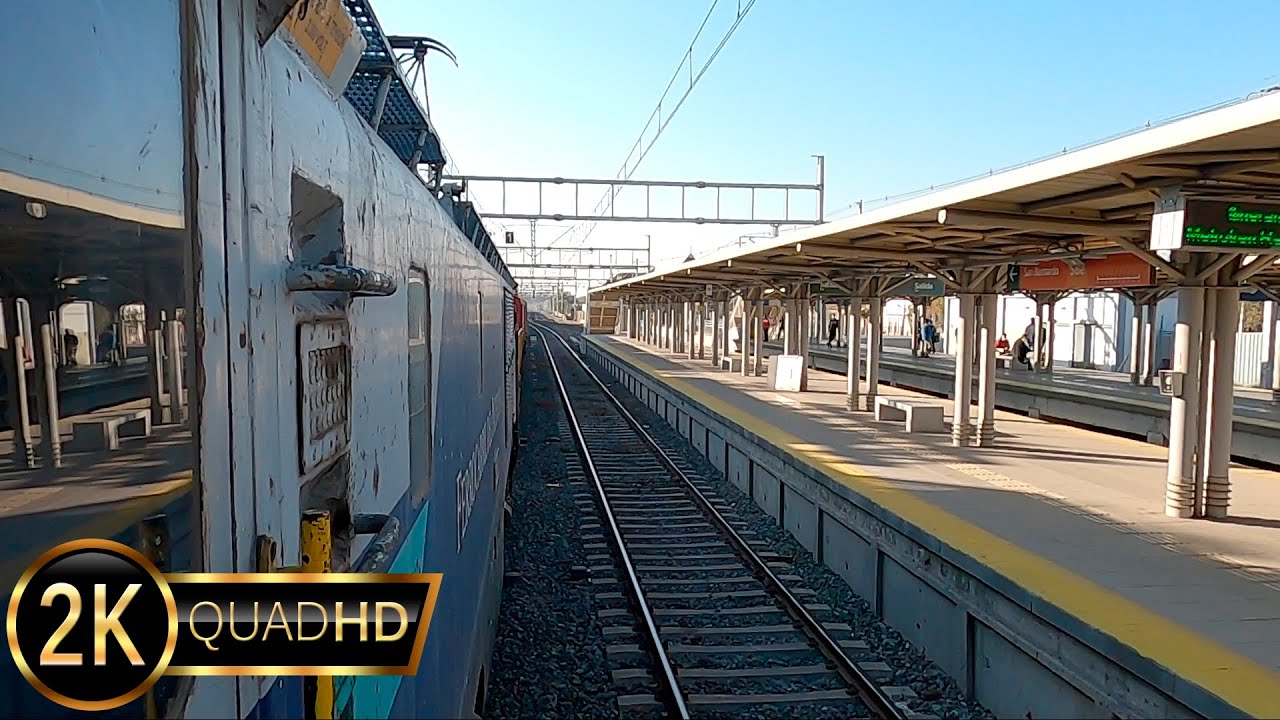A Bordo del 50009 por San Bernardo y Bajadas de Pantografo en Viaje