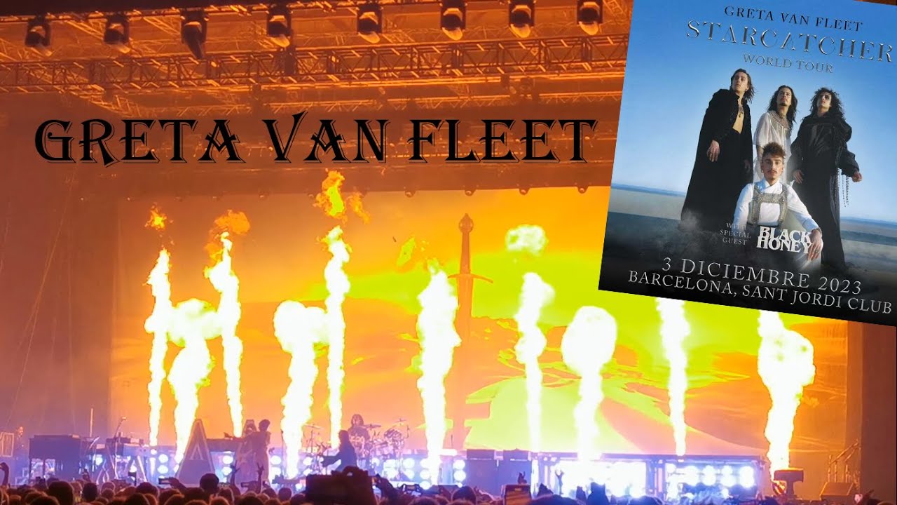 En vivo con... GRETA VAN FLEET live concierto Sant Jordi Club Barcelona 2023