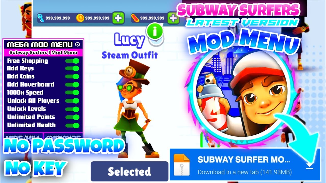 Subway Surfers Mod Apk v3.60.0 New 2026 - Unlimited Money & Unlock All Characters