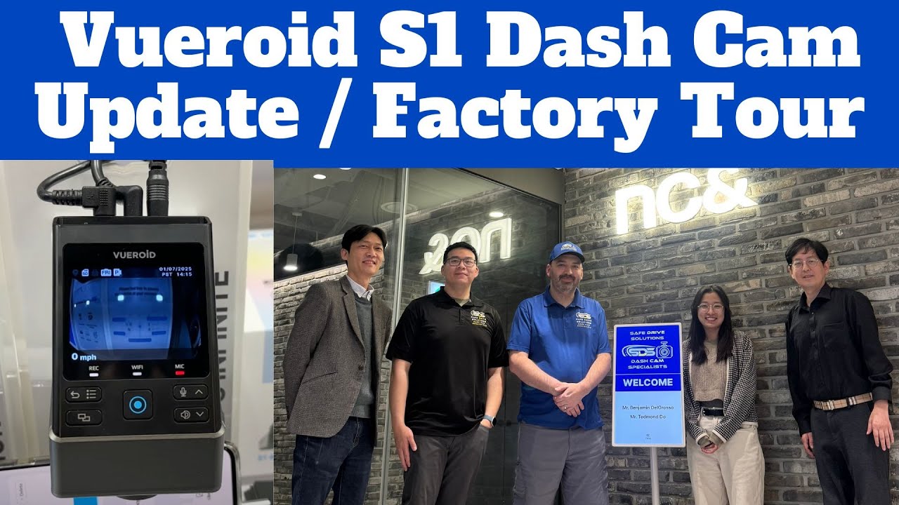 Vueroid S1 Dash Cam Update | behind the scenes Factory Tour