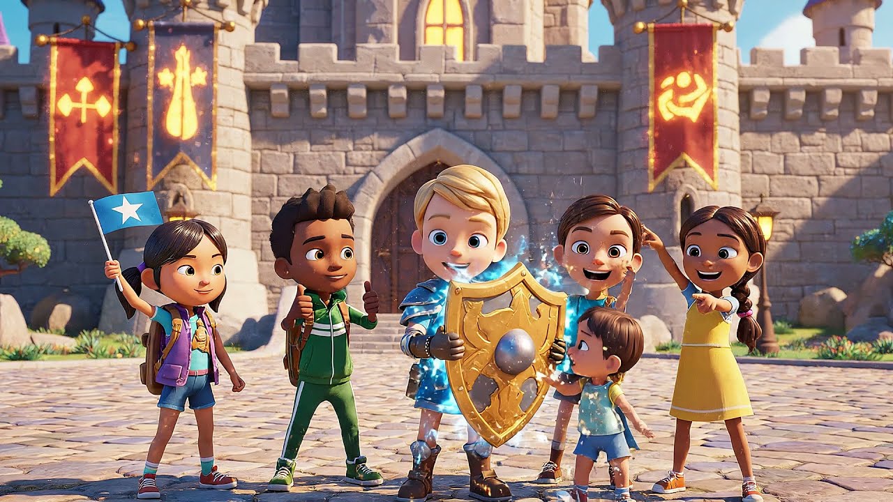 El Minicaballero de Fortnite Dejó Caer su Escudo | Canciones Infantiles y Rimas para Niños