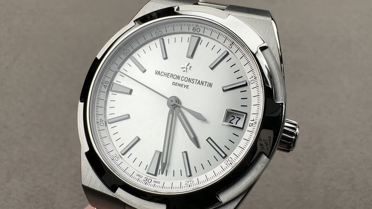 Vacheron Constantin Overseas с автоподзаводом 4500V/110A-B126 — серебристый циферблат. Практическ...