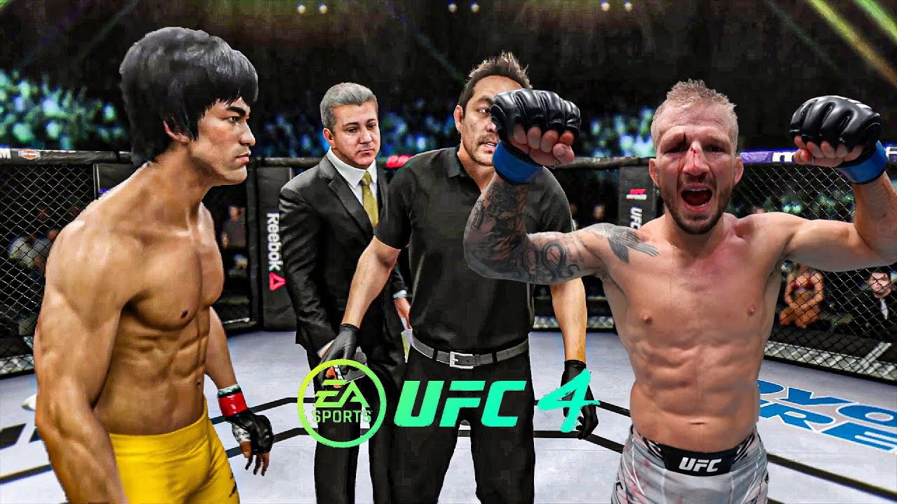 Bruce Lee vs TJ Dillashaw   EA Sports UFC 4   Bruce Lee Fight Club 🔥🐲