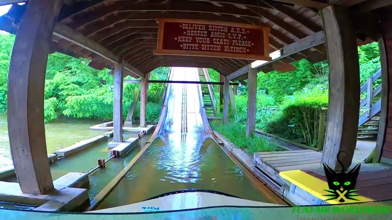 Exhilarating NIAGARA Splashing Ride at BELLEWAERDE PARK 🇧🇪