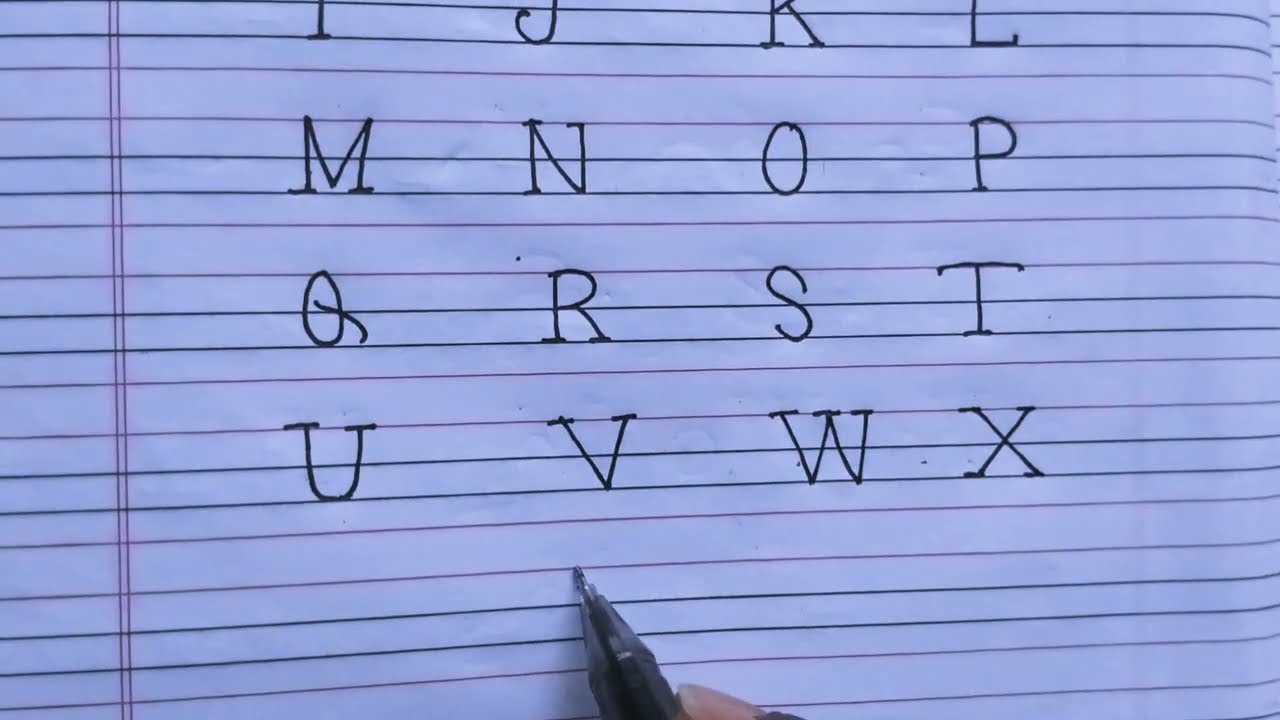  english capital letters ( writing in print style) ll capita letters writing  a to z ll ABCD ll 