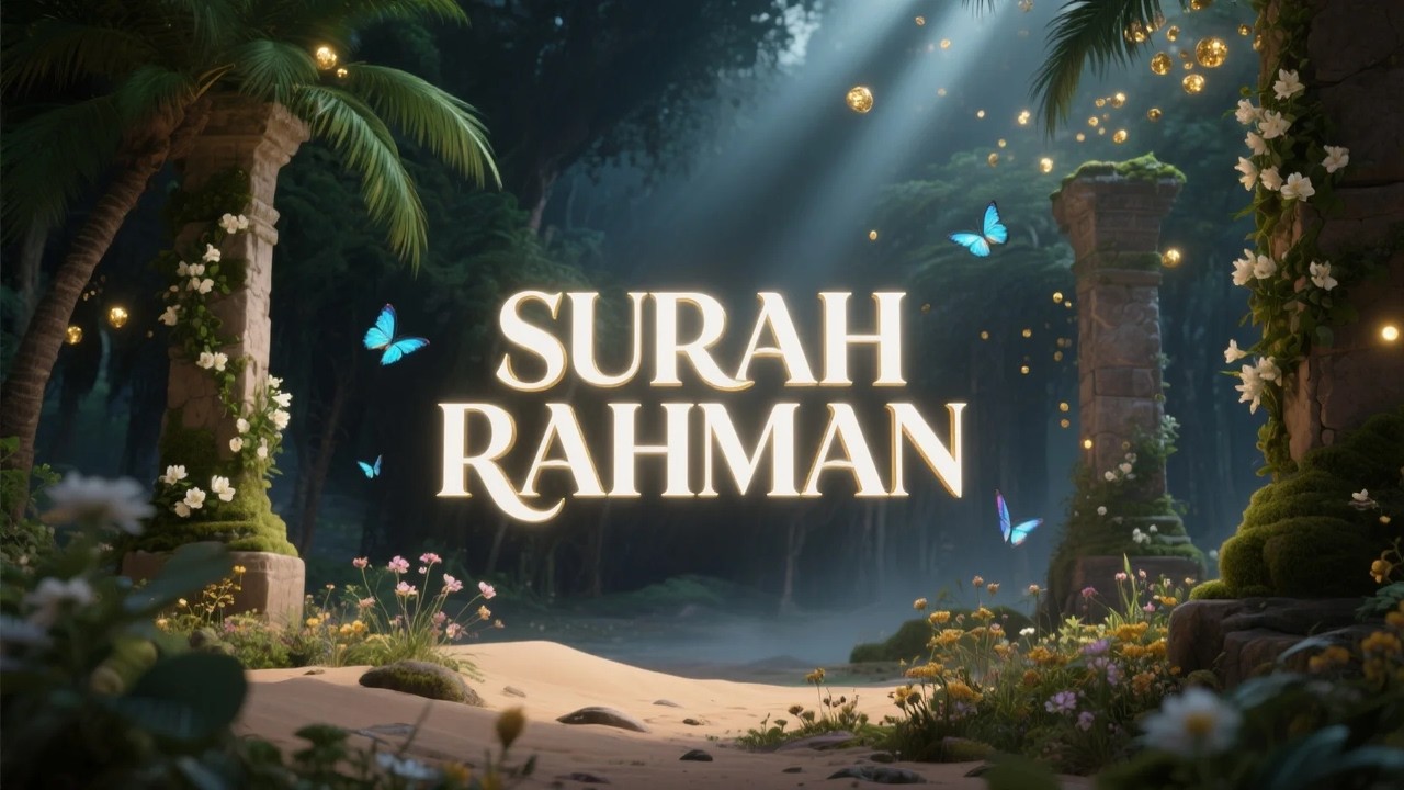 Surah Ar Rahman سورة الرحمن | قرآن كريم للشفاء الروحي والنوم العميق | #surahrahman