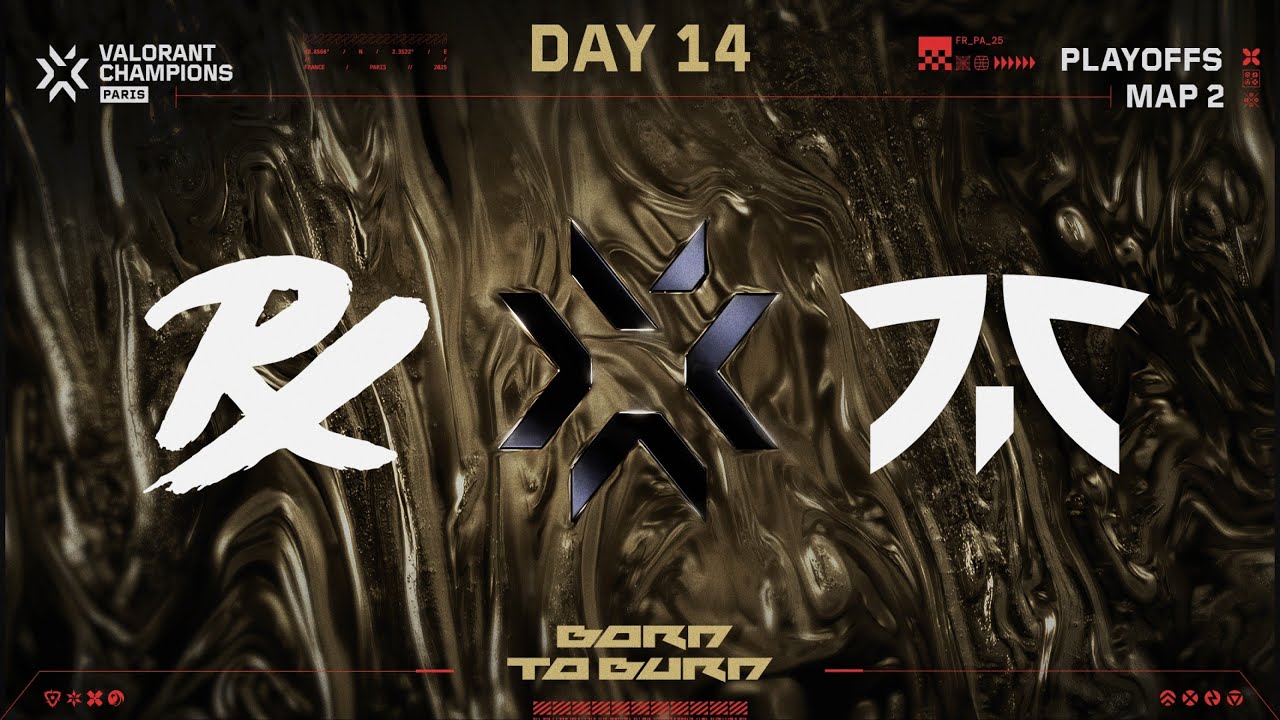 PRX vs. FNC — VALORANT Champions Paris — Playoffs Stage — Map 02