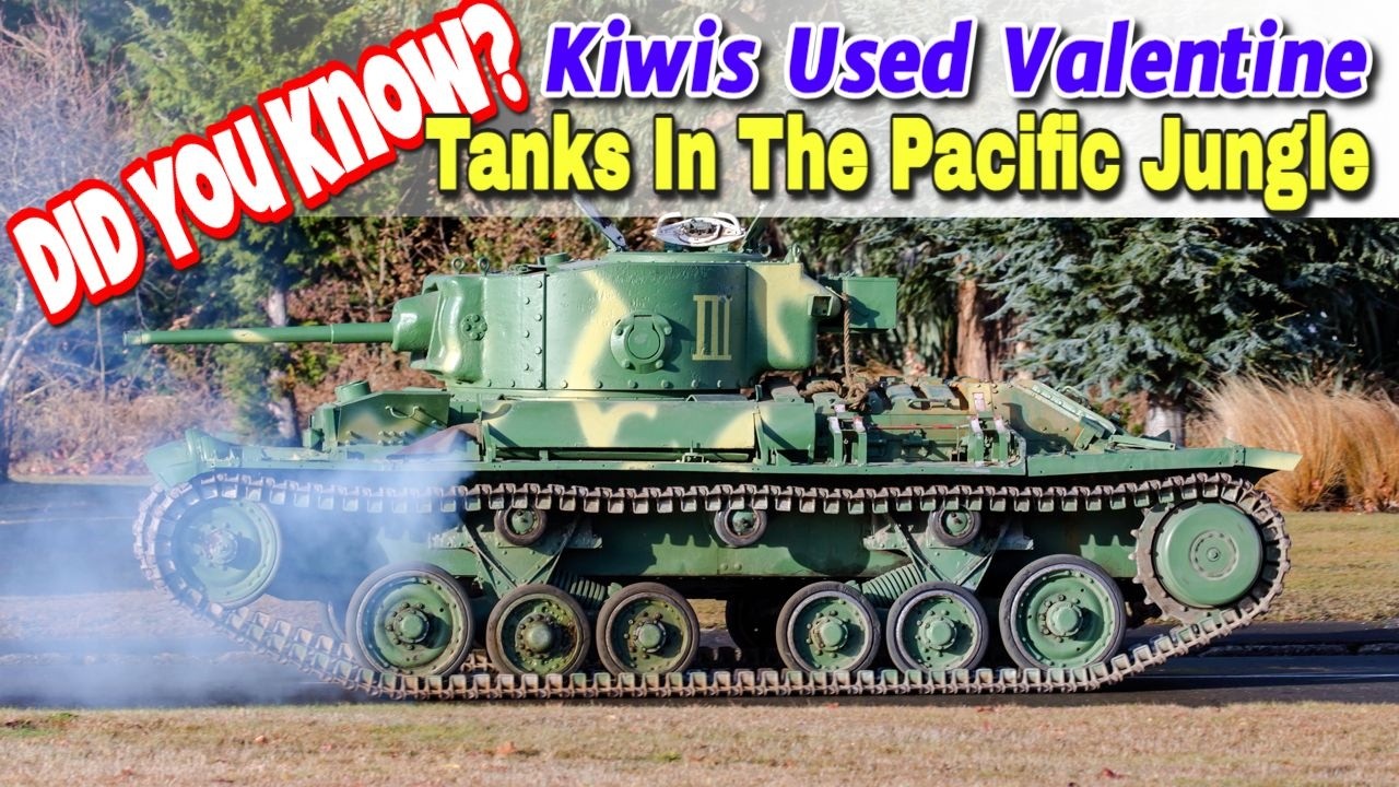 WW2 Valentine Tank In Jungle Colours - Rare Footage Of NZ Tank (Part 1)
