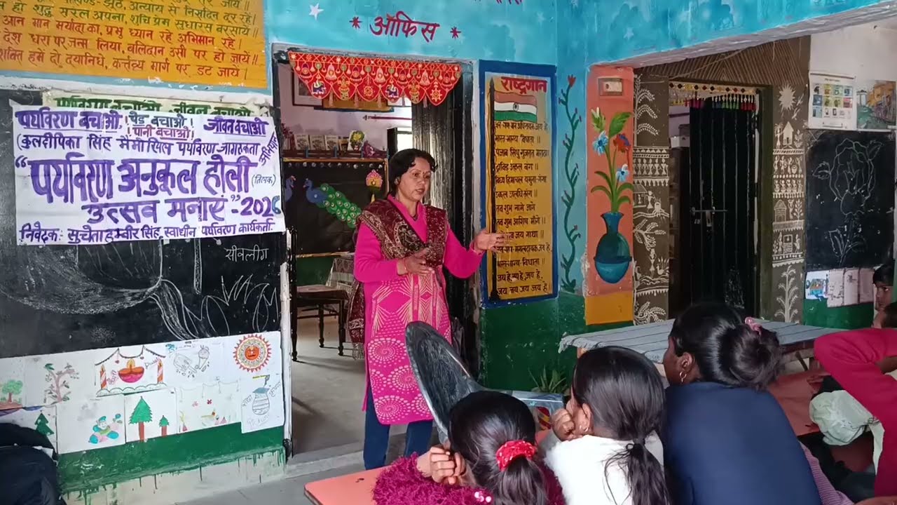 Ecofriendly pollution free tilak Holi-Rangpanchami celebration campaigning2026-suchetahambir singh