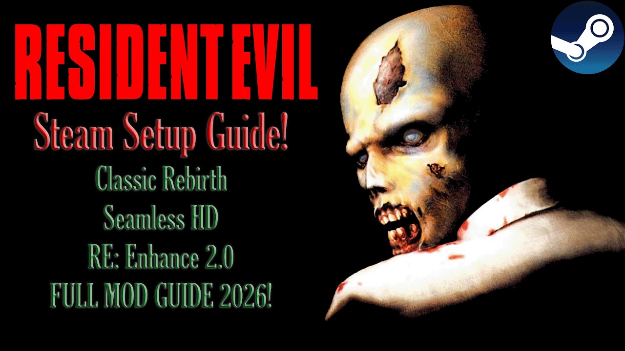 Руководство по Resident Evil (1996) в Steam! Классическое возрождение/Бесшовное HD/Полная настрой...
