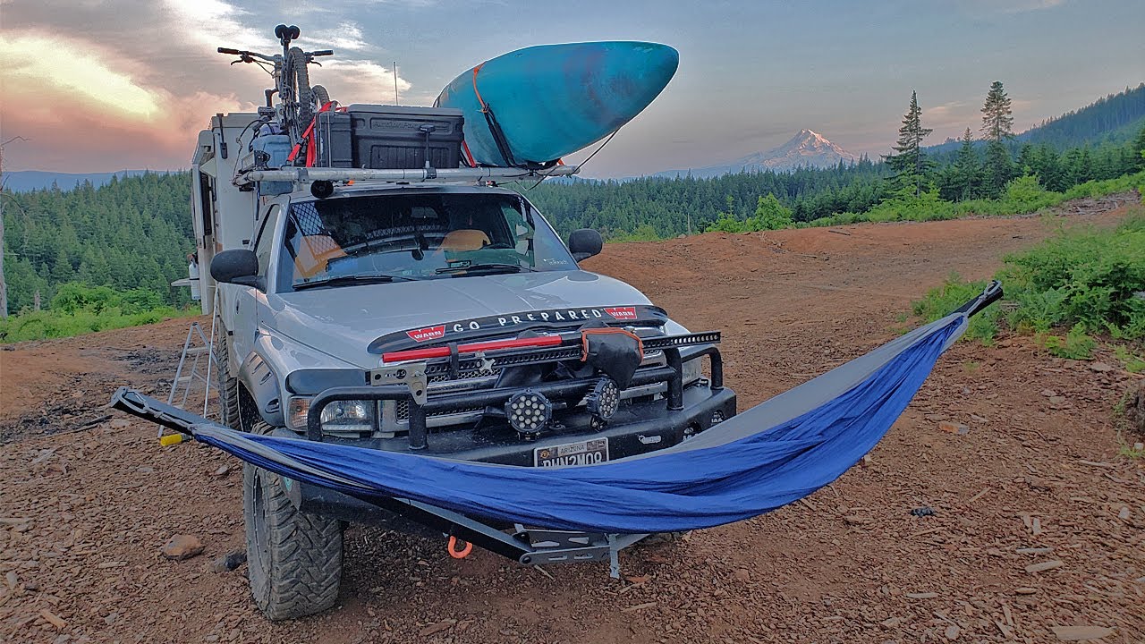 THE BEST WAY TO HAMMOCK ON YOUR TRUCK CAMPER - MCLEAN METALWORKS FOLDABLE MOUNT