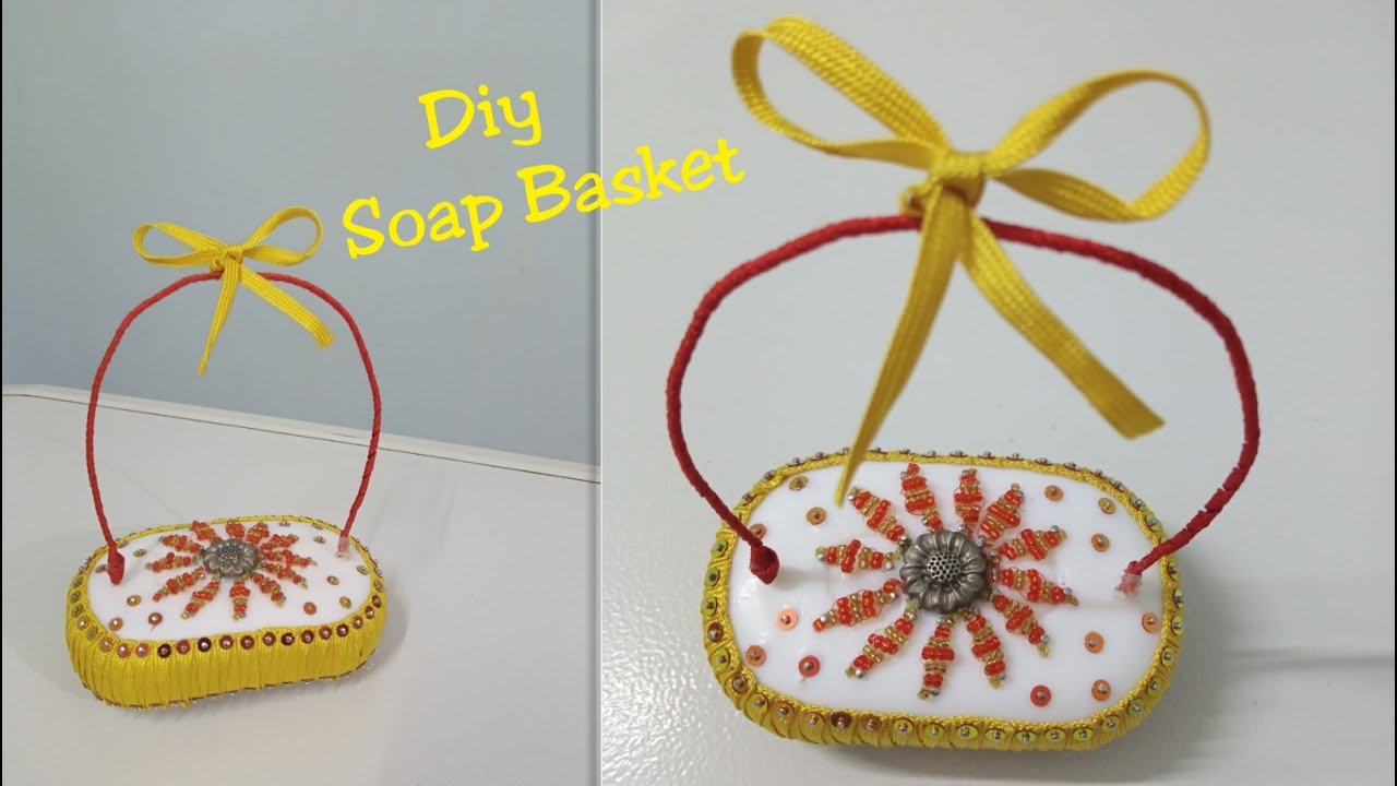 Diy Soap Basket making | How to make a basket with Soap | Flower Basket from Soap | Diy with Soap