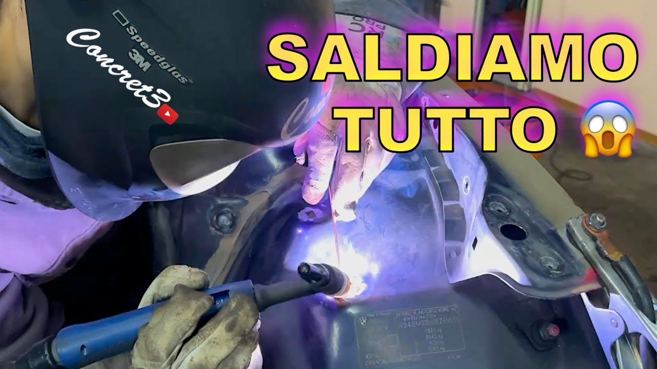 Saldiamo ✨ il vano motore della BMW E46 | Pronta per andare in carrozzeria