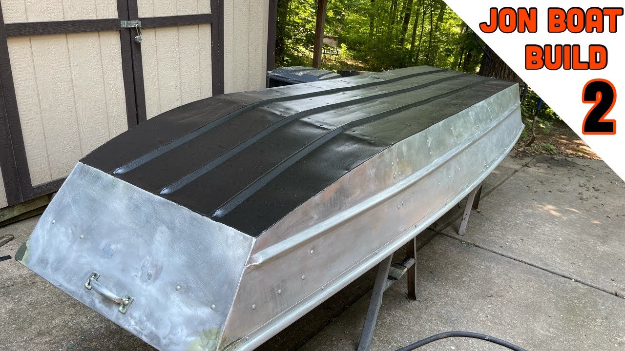Paint Stripping | Sanding | and Painting the Bottom of a Jon Boat