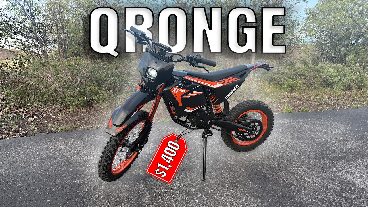 Я испытал ЛУЧШИЙ электровелосипед до $1500 // Электропитбайк Qronge X1 Spark L