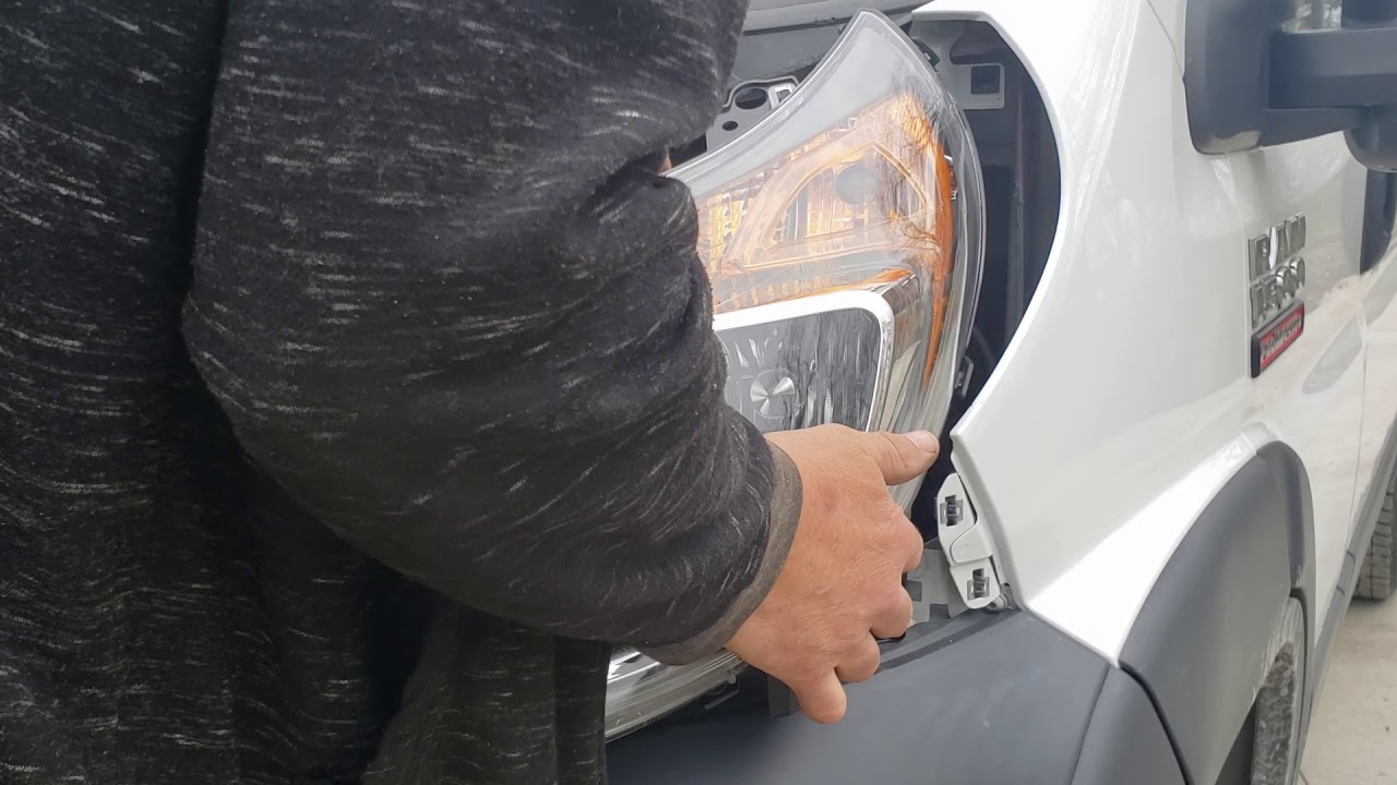 Replacing the headlights on a Dodge Ram ProMaster 1500