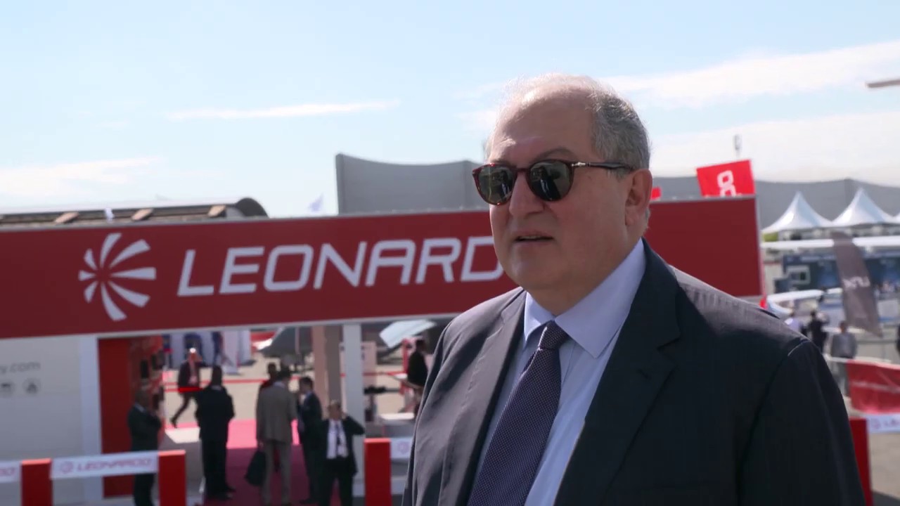 Sarkissian discussed with Italian Leonardo company opportunities of cooperation in the IT area
