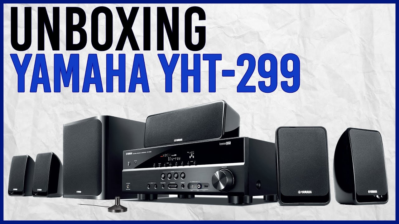 Unboxing Teatro En Casa Yamaha YHT 299 4K 5.1 DTS