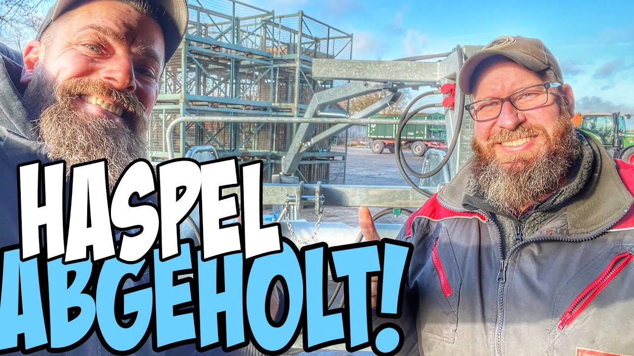 350: NEUE Maschine auf dem Hof! 😱Wir holen die hydraulische Schlauchhaspel ab 😎