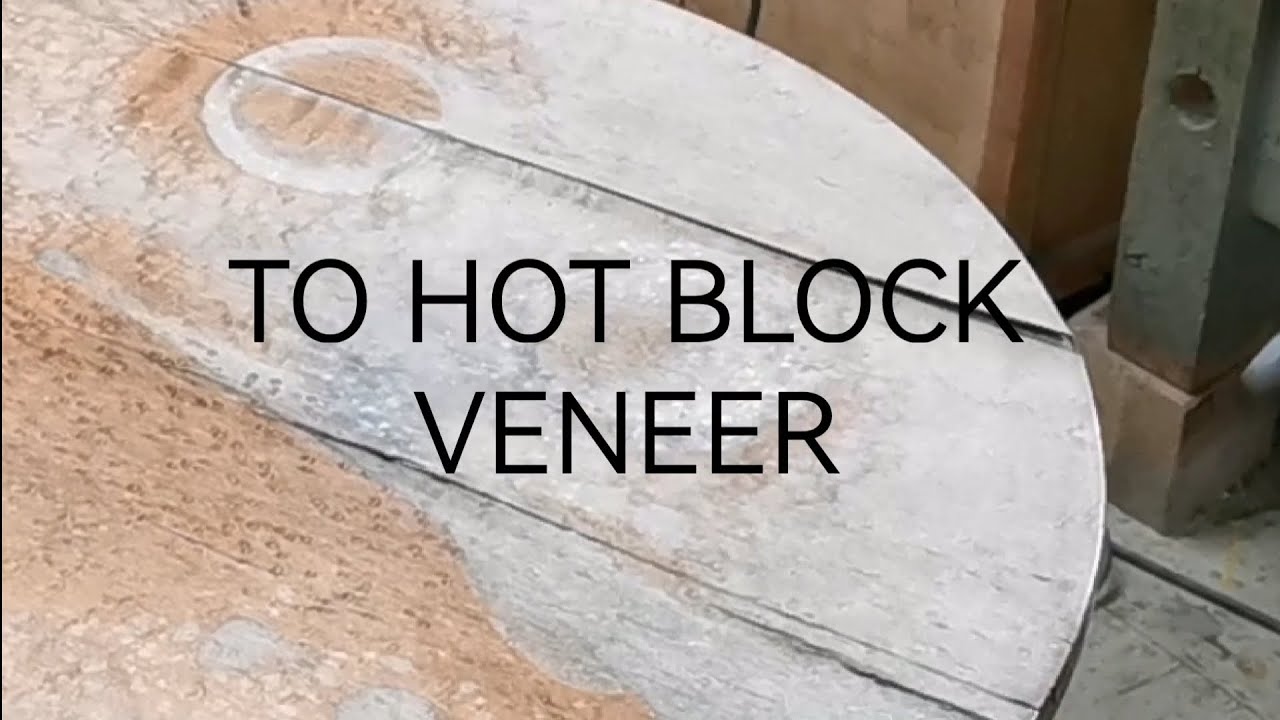 TO HOT BLOCK VENEER Restoration, water damage.