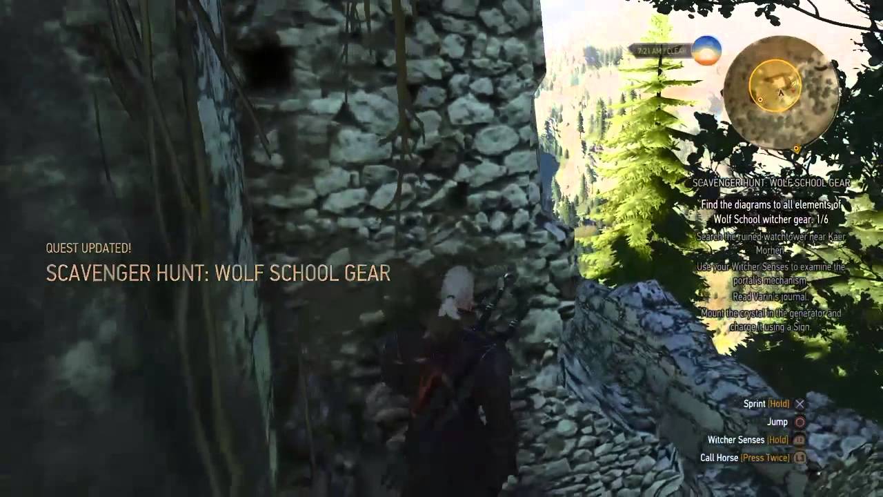 The Witcher 3:Wolf School Gear | Where to find the missing crystal