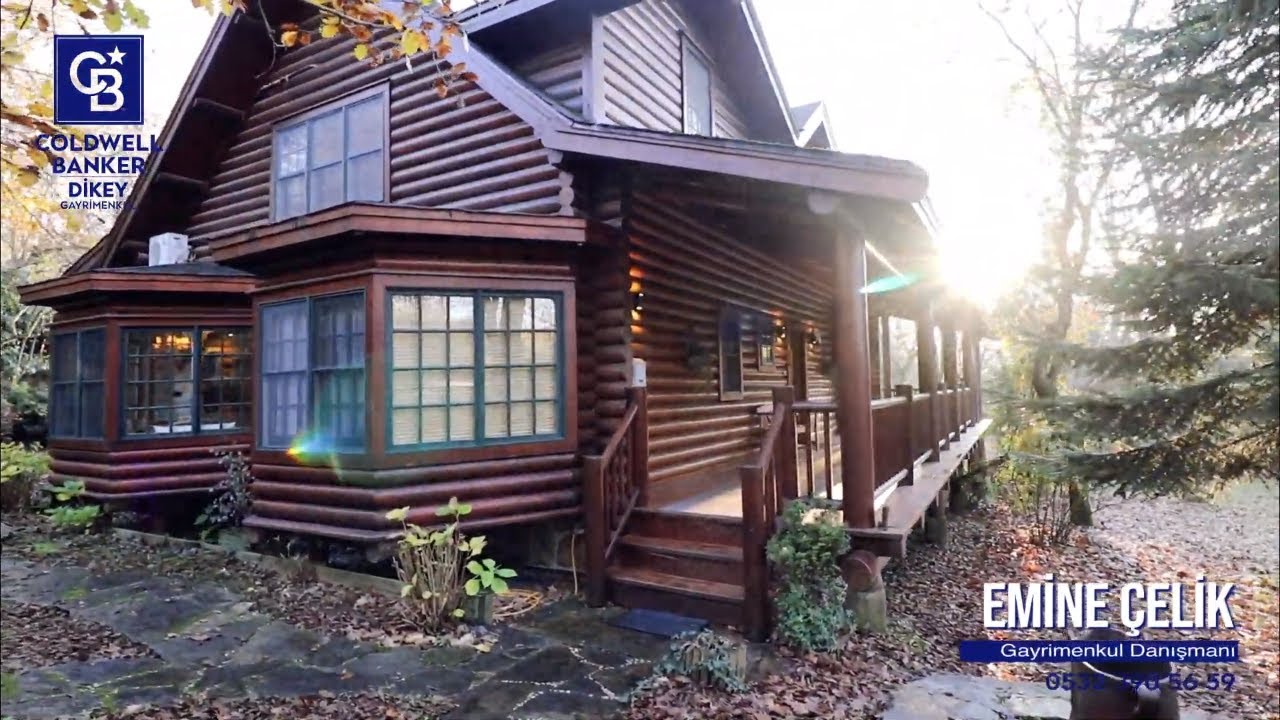 Kemer Country Orman Evlerinde satılık Kütük Ev Emine Çelik Coldwell Banker