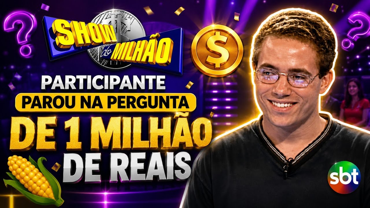 ELE QUASE GANHOU 1 MILHÃO DE REAIS NO SHOW DO MILHÃO
