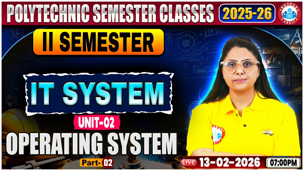 UP Polytechnic 2nd Sem IT System Classes | Operating System  | Polytechnic IT System Class