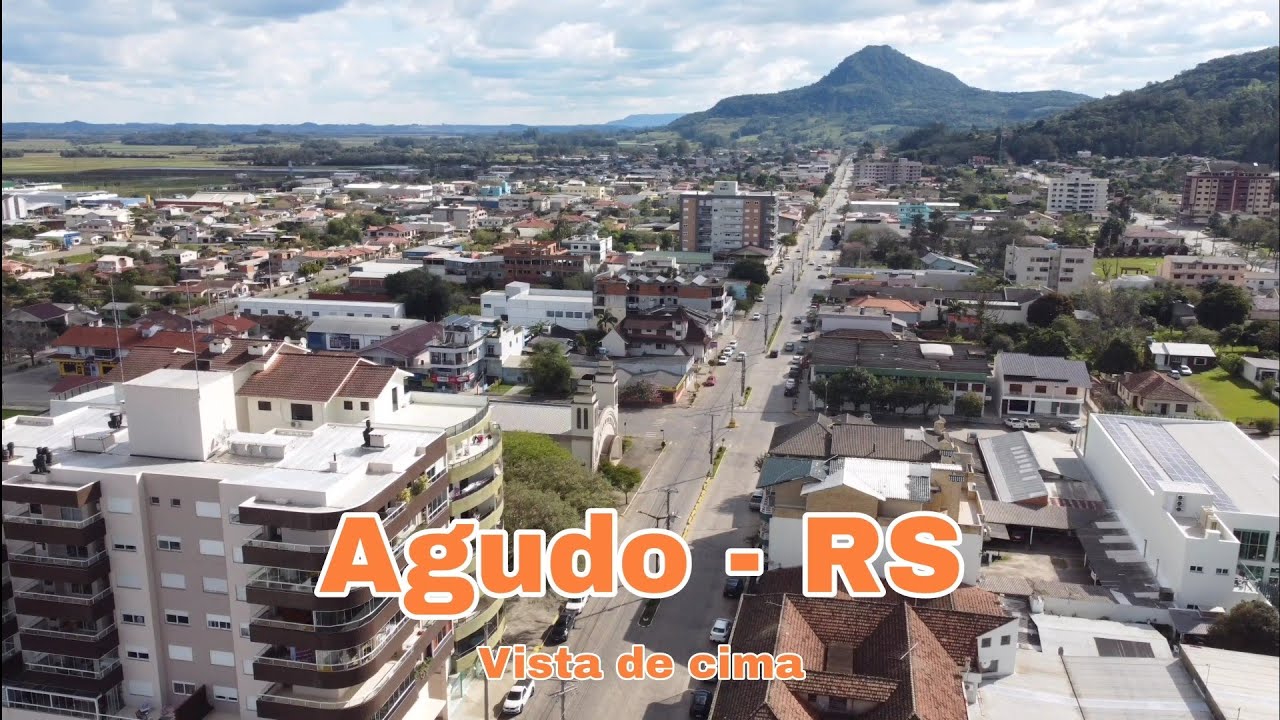 Agudo - RS - vista de cima