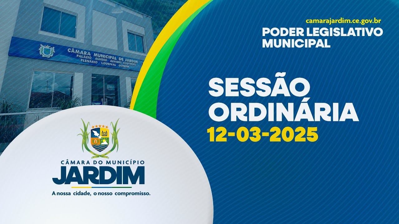 Sessão Ordinária - 12/03/2024 - Câmara Municipal de Jardim